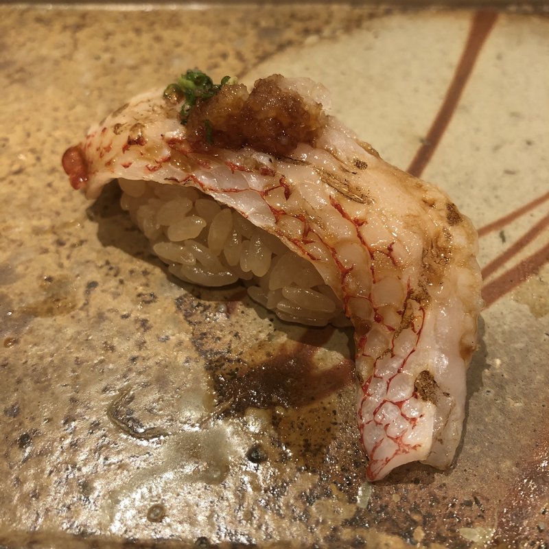 ランチ旬のおまかせ握り(鮨　銀座　おのでら)