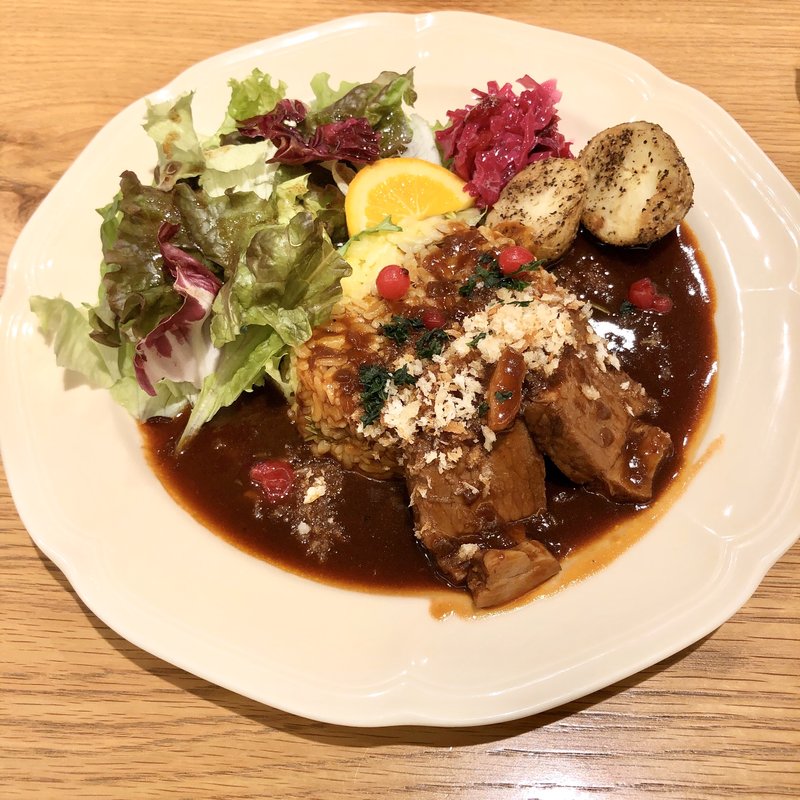 クリスマスビーフシチュープレート(紅茶付) (アフタヌーンティー・ティールーム ホワイティうめだ)