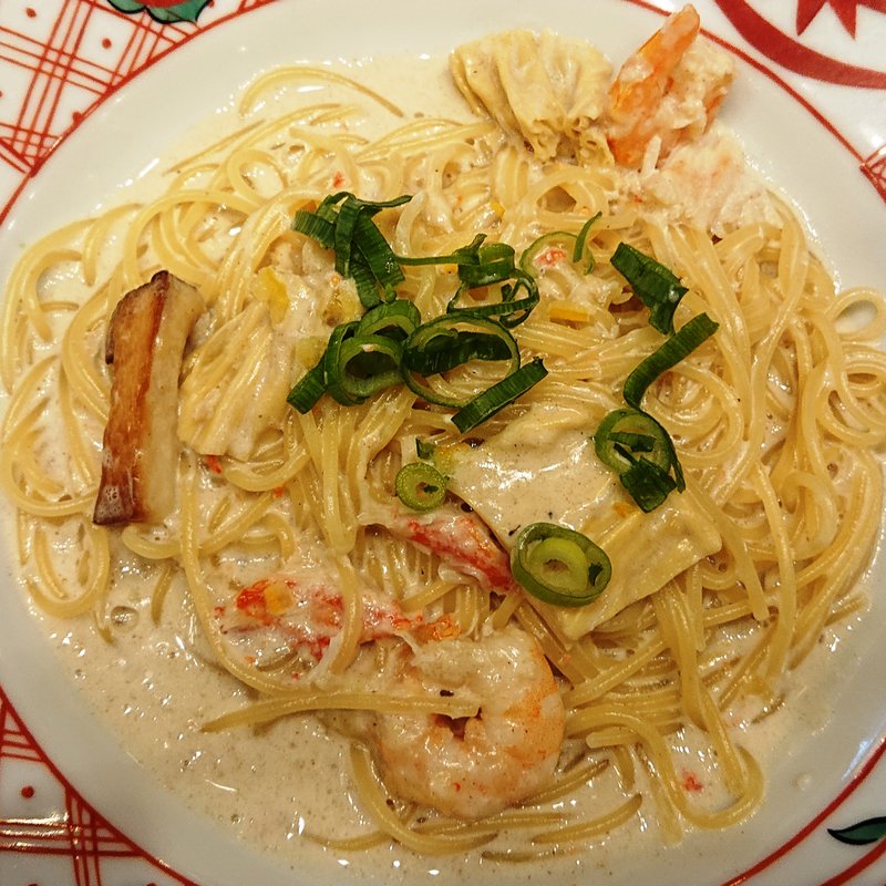 海老とカニと湯葉の京風クリームソース(先斗入ル ラゾーナ川崎店)