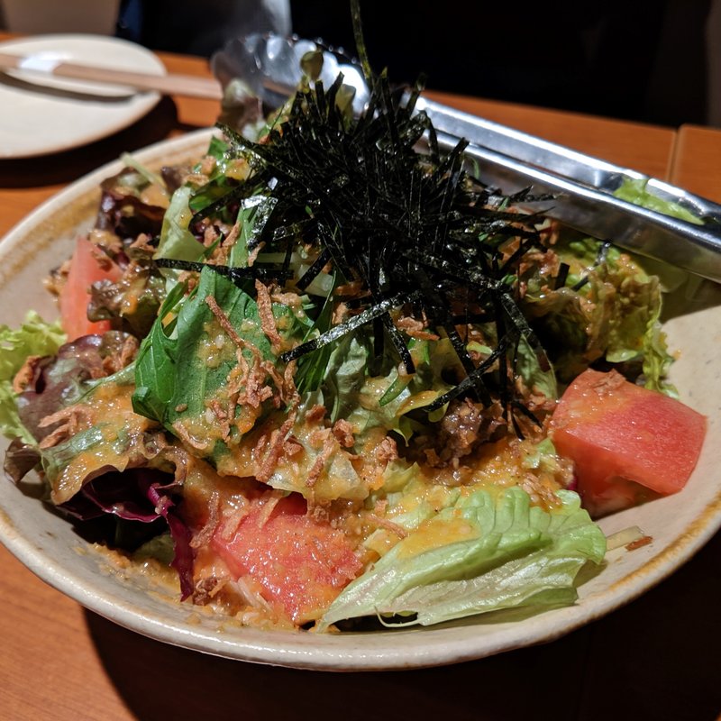 サラダ(焼鳥やおや)