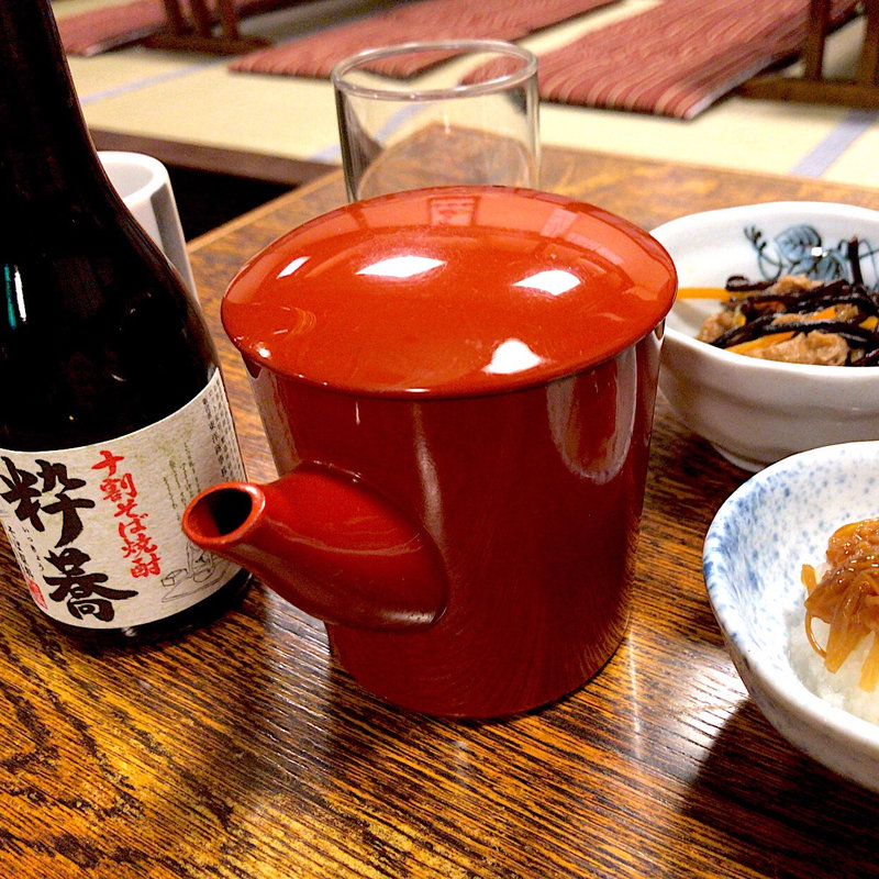 そば焼酎(一合瓶)(七郷屋 （しちごうや）)