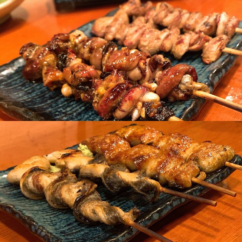 鰻串　盛り合わせ(しらゆき)