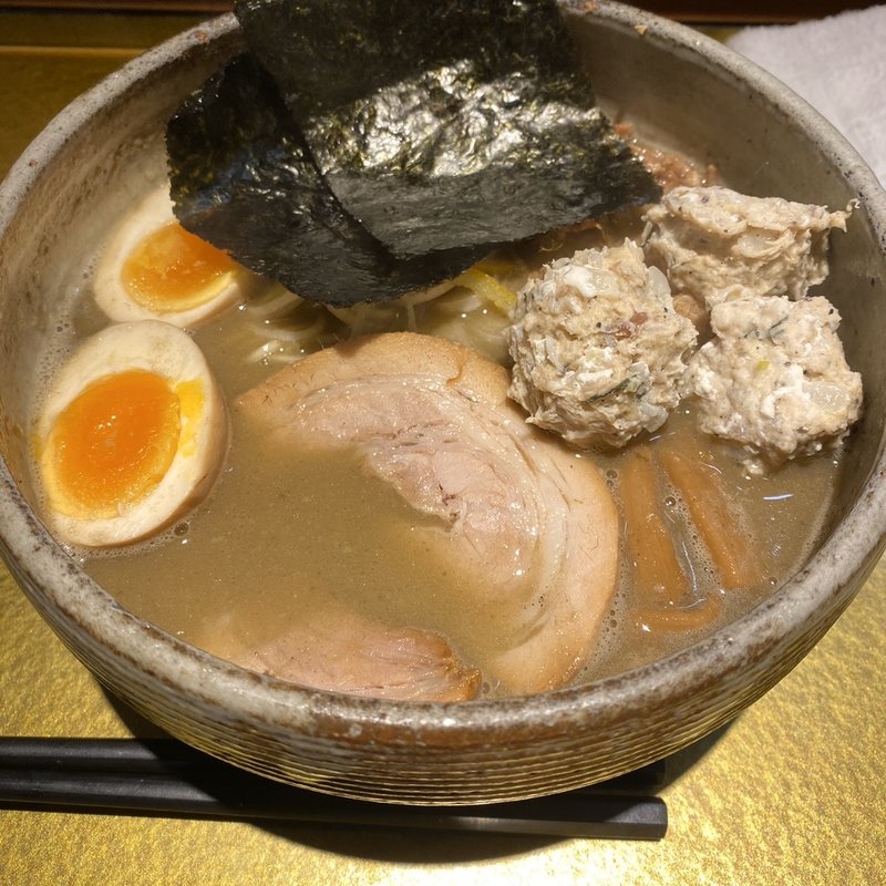 特製煮干しそば(醤油)+千寿玉(麺屋 音)