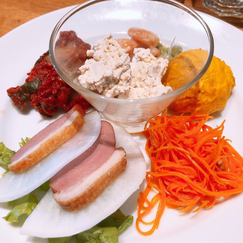 五種のベジタブルデリプレート(chano-ma 横浜)