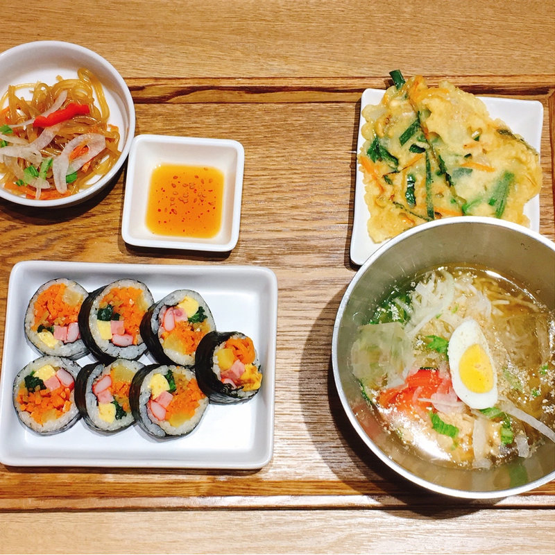 キンパ＋冷麺(韓美膳ルミネ立川店)