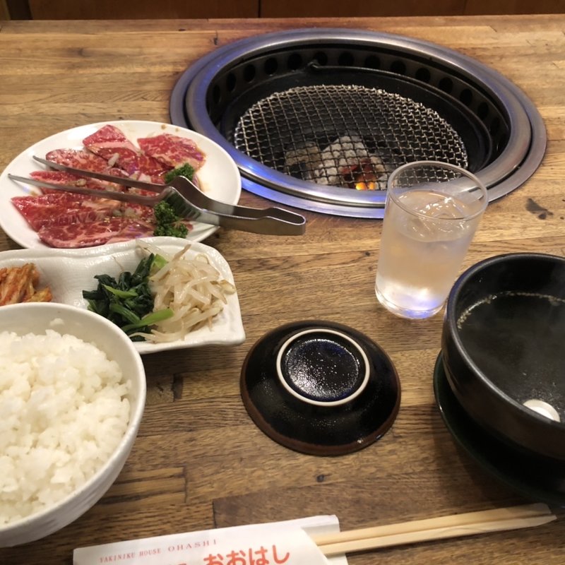 Ａランチ（牛カルビ）(やきにくハウスおおはし )