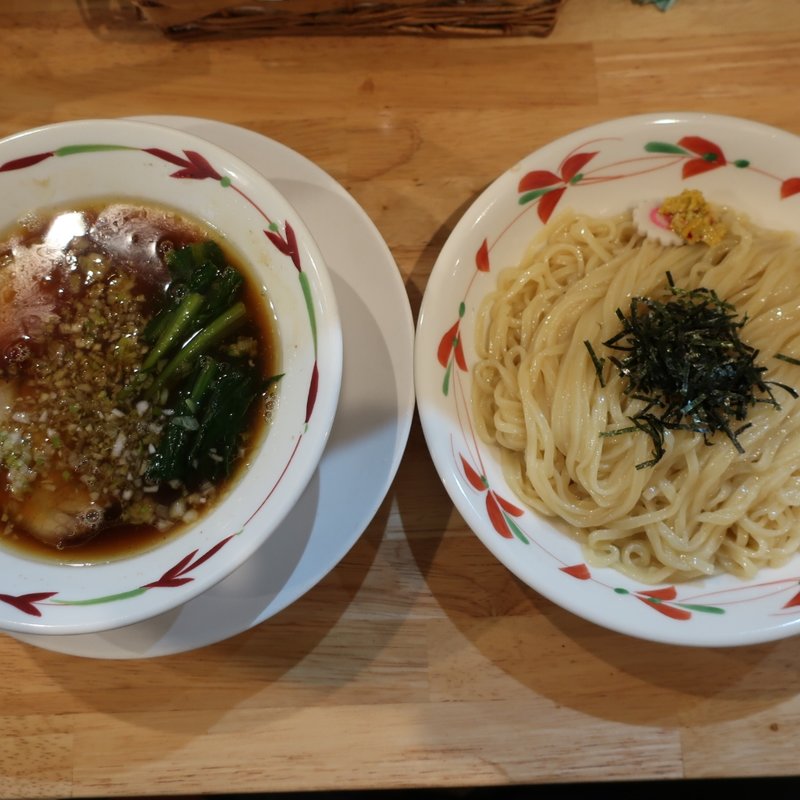醤油つけめん(太麺)(らーめん天神下 大喜)