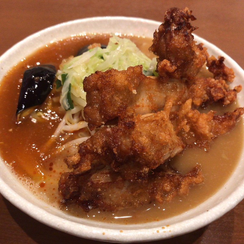 ピリ辛あんかけDX(旨辛ラーメン 表裏 水道橋店)