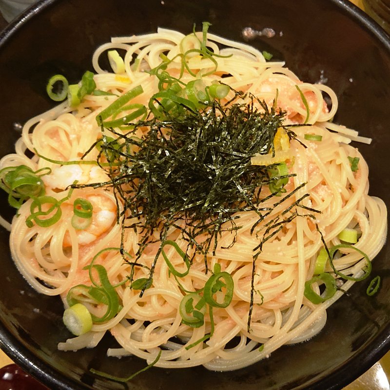 九条ねぎと海老とたらこバターの京風(先斗入ル ラゾーナ川崎店)