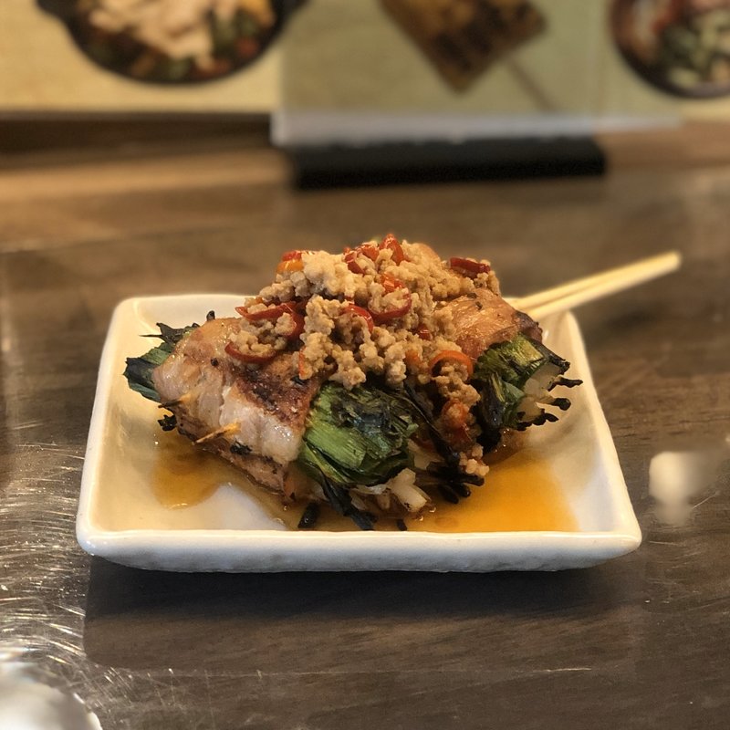 台湾肉巻き串(焼きとん 大黒 鶴舞店)