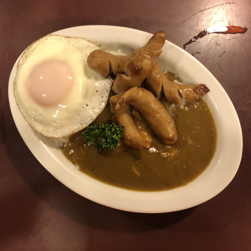 ジャーマンエッグチキンカレー(カリーすなっく・ベンガル)