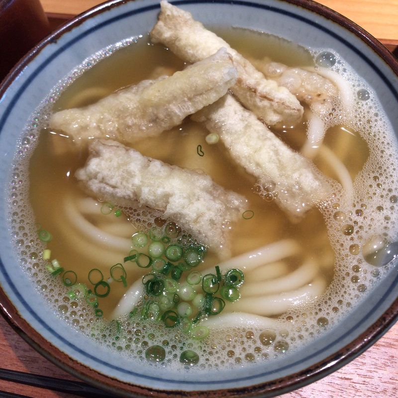 ごぼう天うどん(串打ち 大地)