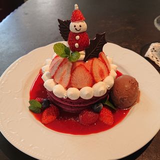 クリスマスパンケーキ(カフェアンジェ （Cafe Ange）)