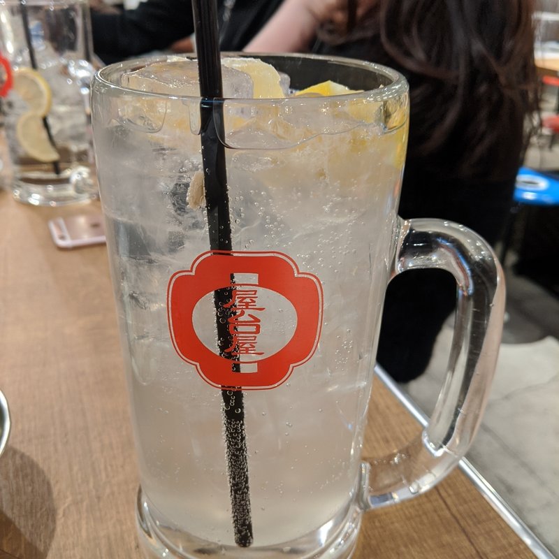 塩レモンサワー（どでかジョッキ）(屋台屋 博多劇場 御徒町店)