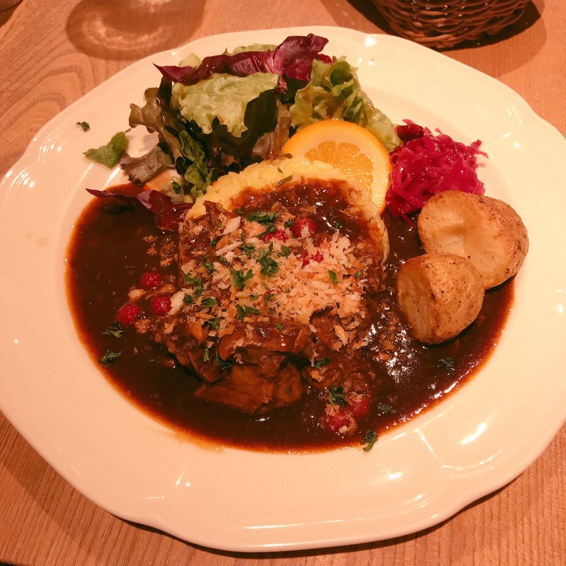 クリスマスメニュー　ビーフシチュー(アフタヌーンティー)