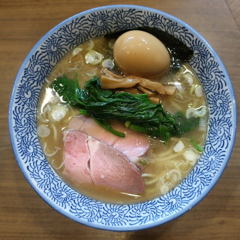 味玉生姜塩そば(煮干しつけ麺 宮元)