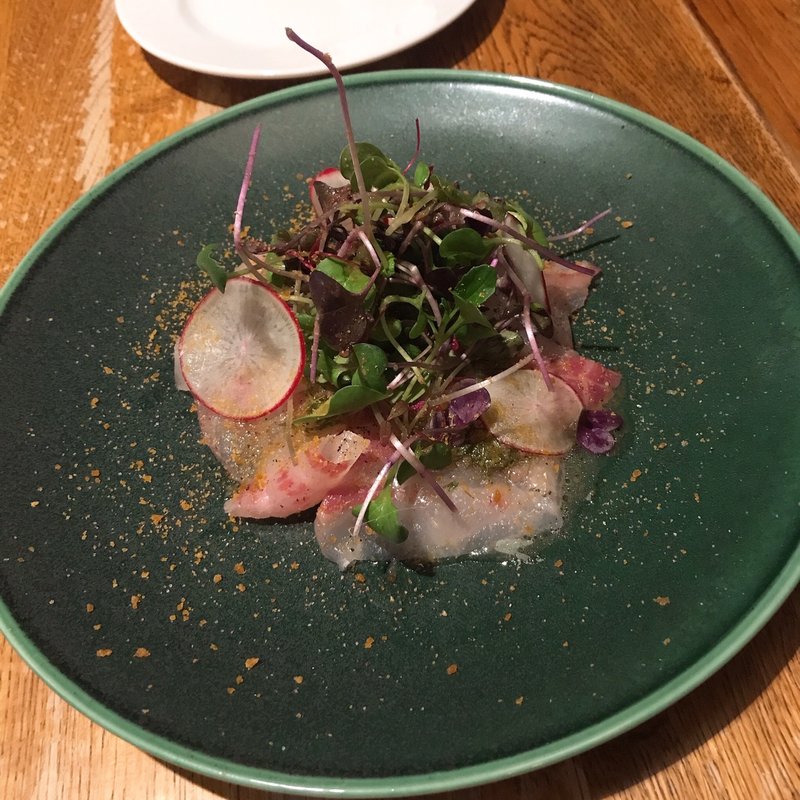 真鯛のカルパッチョ(博多フレンチ ビストロ サイダ)