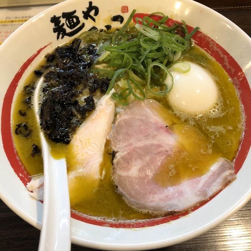 浅利香味そば+トッピング味玉(麺や でこ )