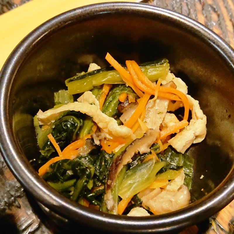 お通し（冷静お浸し）(居酒屋 土間土間 武蔵溝の口店)