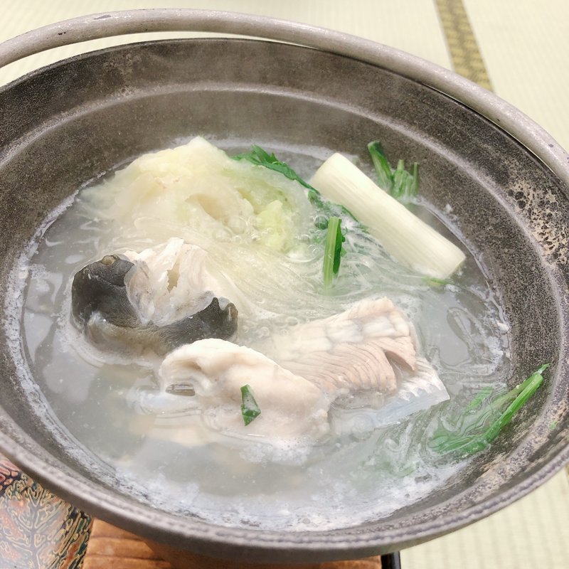 秋冬和懐石（ふぐ鍋）(湯田温泉ユウベルホテル松政)