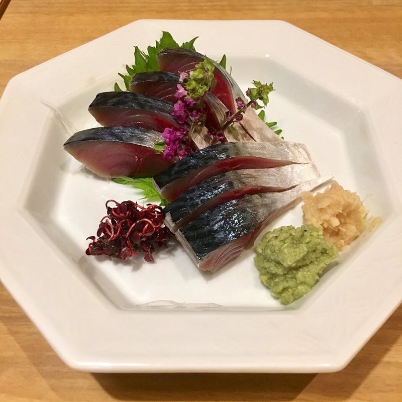 しめ鯖(手打麺処 まるいち )