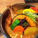チキンと野菜(Rojiura Curry SAMURAI.吉祥寺店)