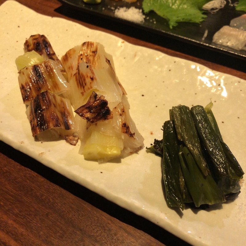 下仁田ネギの丸焼き(銀座 いっぱし)