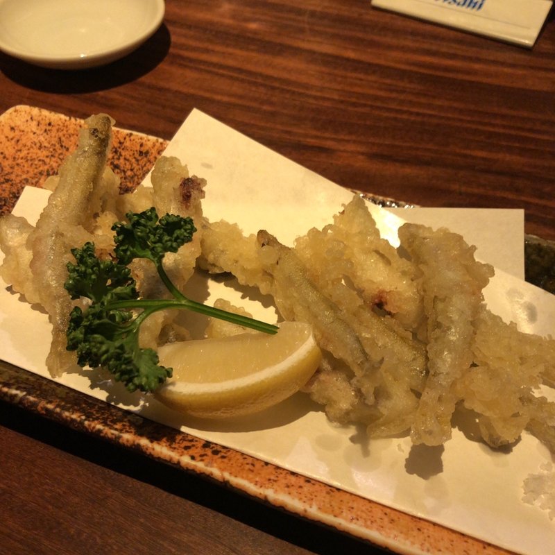 わかさぎ天ぷら(銀座 いっぱし)
