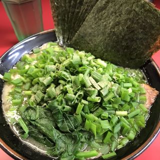 限定塩チャーシュー麺＋海苔＋万能ネギ(田上家)