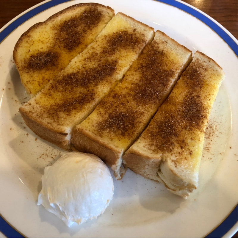 シナモントースト(珈琲館 藤阪駅前店)