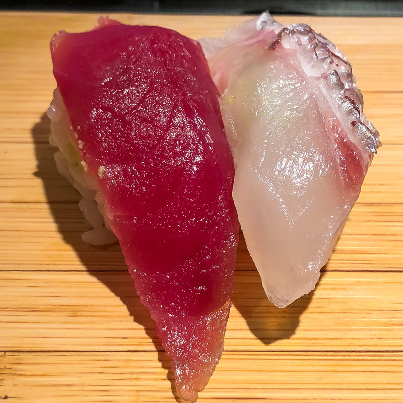 鯛(立喰い鮨 まぐろ人 御徒町出張所)