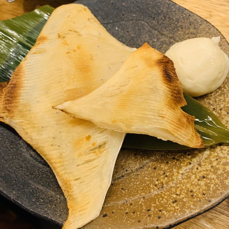 生干しエイヒレ炙り(鰓呼吸 石垣島美崎町店)