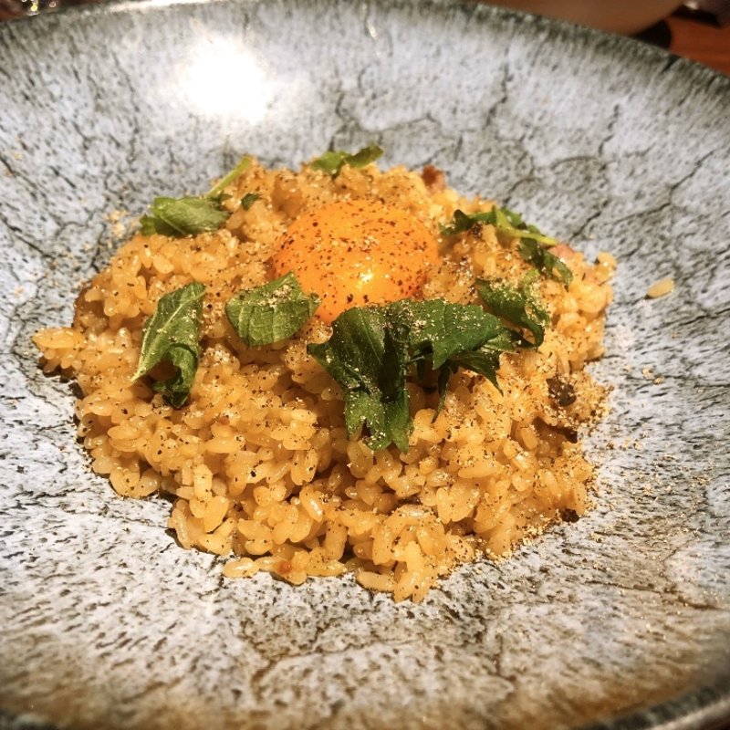 ガーリックライス(炭火とワイン四条fuyacho店)