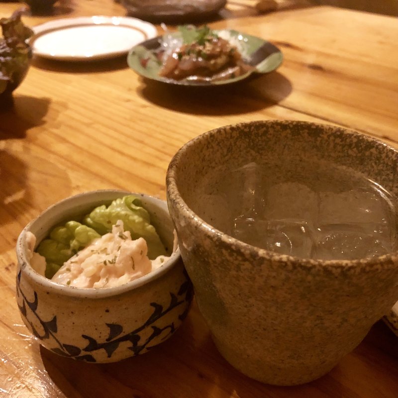 焼酎&お通し(ハナナ （hanana）)