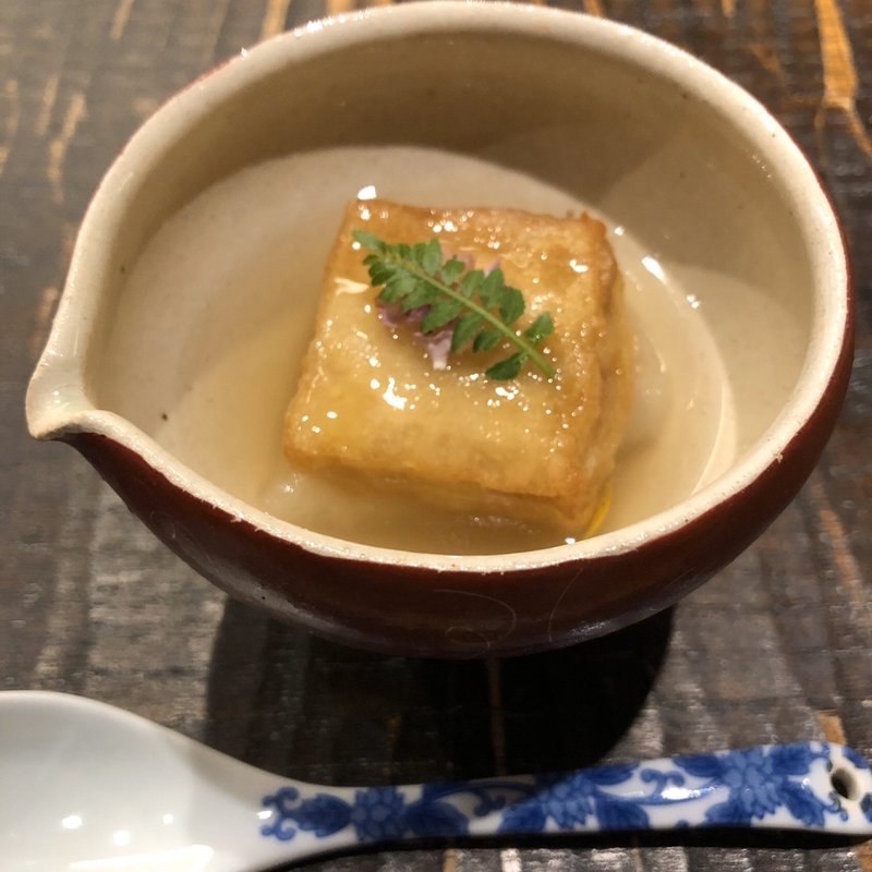 あん肝豆腐揚げ出し(妻恋坂けい吾)