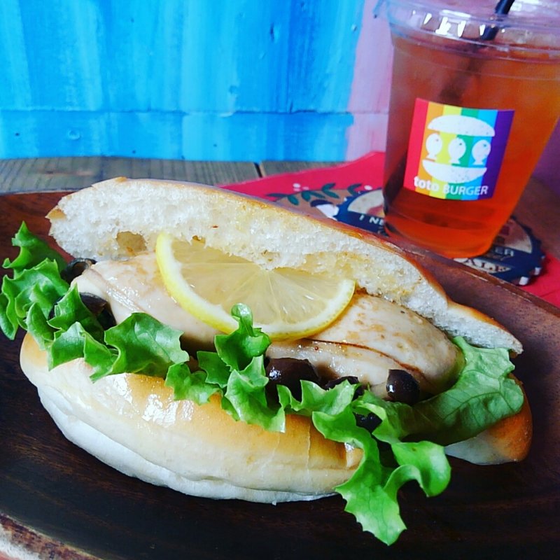 牡蠣バター醤油バーガー(toto BURGER)