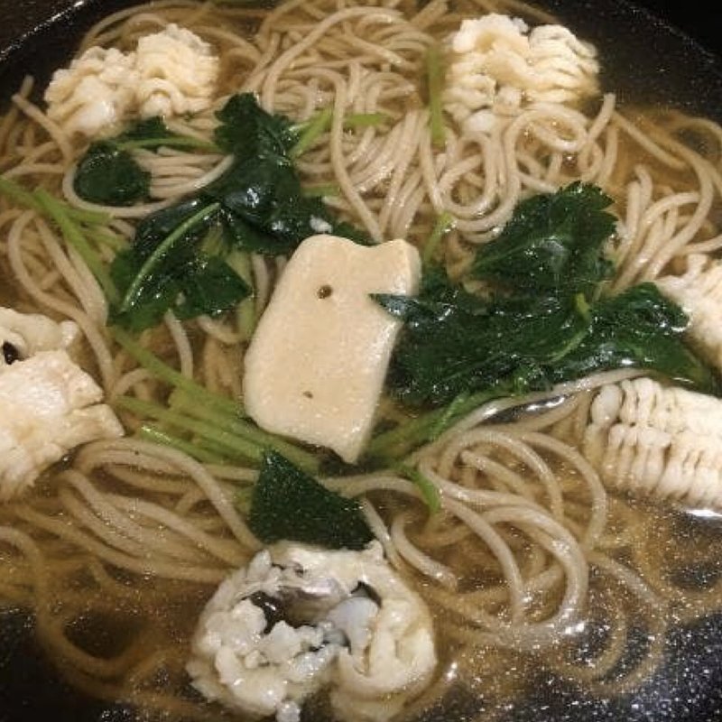 鱧ちりそば(美々卯 渋谷店)