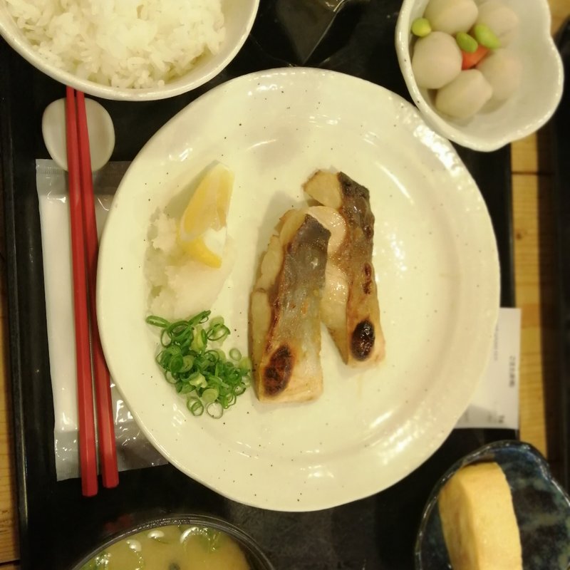 日替わり塩焼き定食(梅山鉄平食堂 )