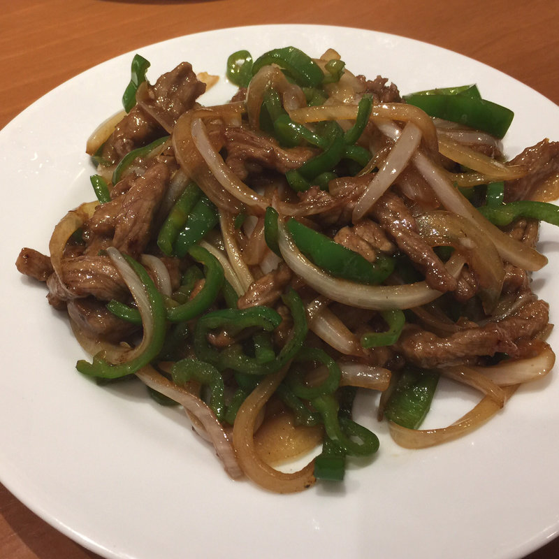 青椒肉絲(五桃)