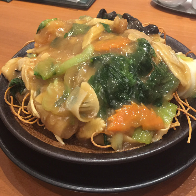 あんかけ焼きそば(五桃)