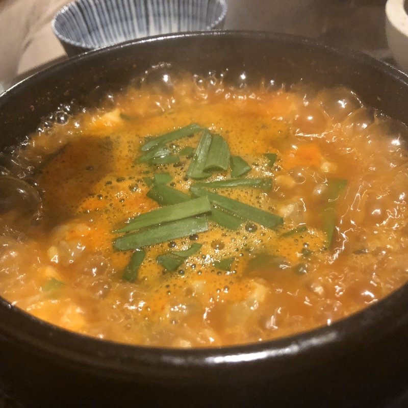 雑炊　スンドゥブ(ぞうすいの店 お通 中洲店)