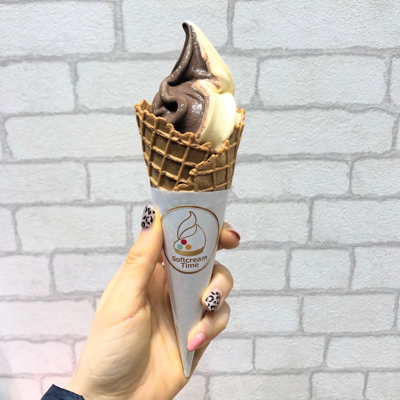 バニラ×ベルギーチョコソフトミックス　Sサイズ(ピコクレープ  Pico crepe)