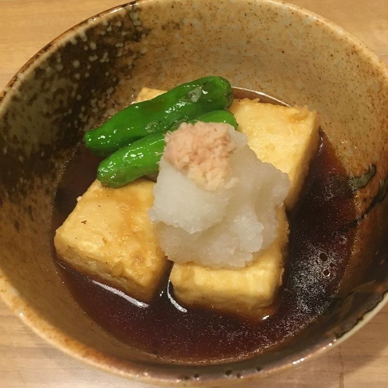 揚げ出し豆腐(手打麺処 まるいち )