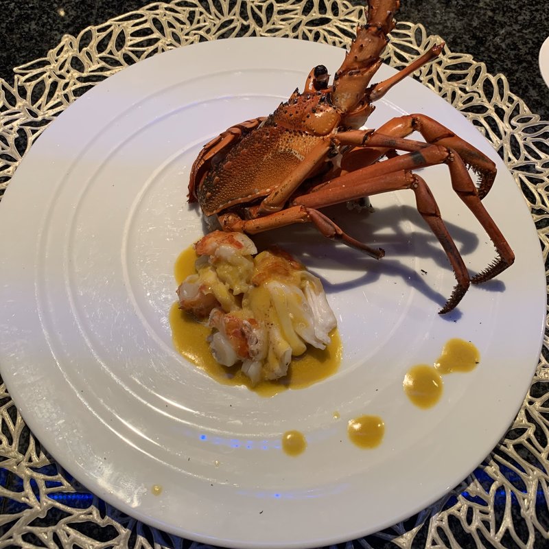 神戸牛ステーキコース前菜　伊勢海老(TEPPAN DINING 集 栄店)