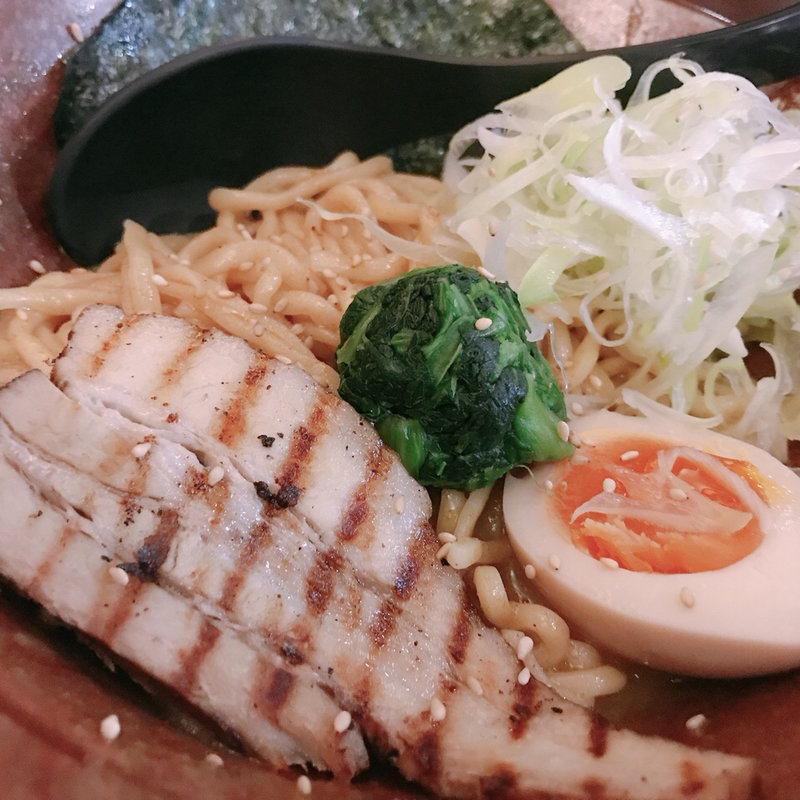 カレー油そば(カレーつけ麺 しゅういち 恵比寿店)