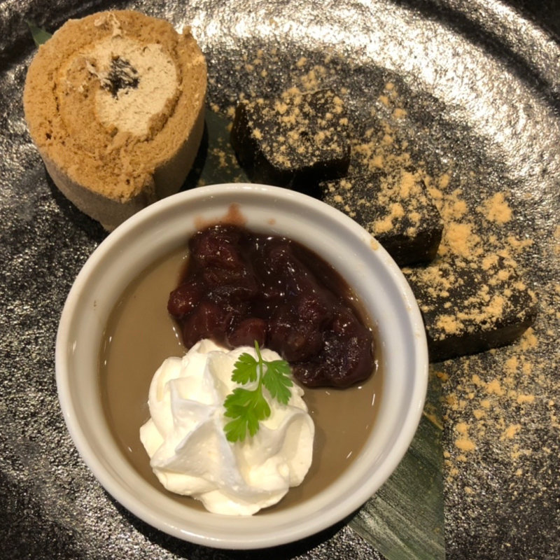 ほうじ茶づくし(にぎり長次郎 楠葉店)