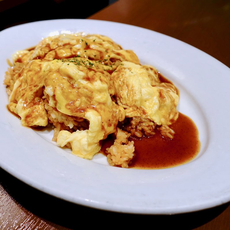 ふわふわ玉子のオムライス(kiefel café dining なんなん店)