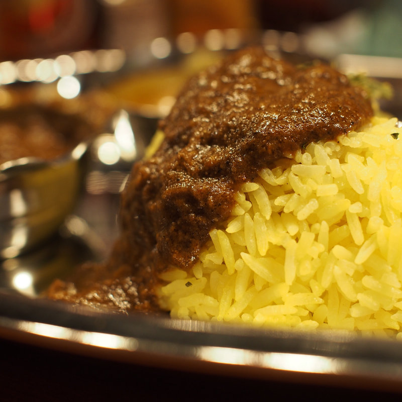 エビ・チキン2種盛りカレー(カーリーカリー)