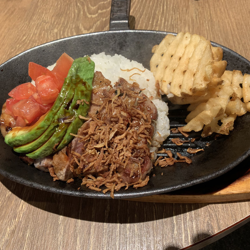 ポークステーキコンボ(Dexee Diner & Café 三井アウトレットパーク木更津)