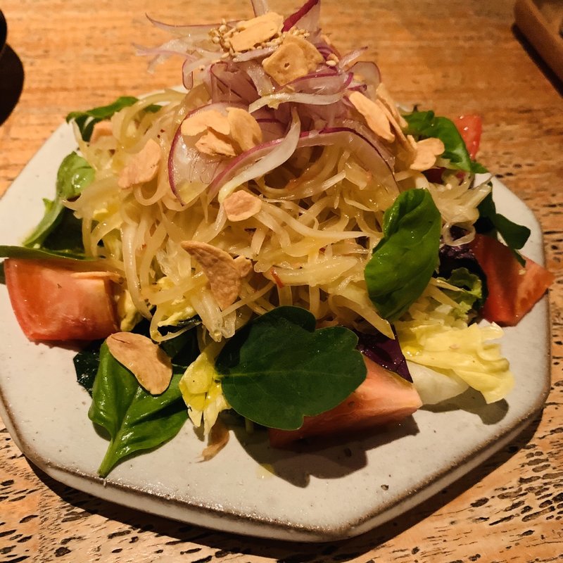 パパイヤサラダ(Banana cafe)